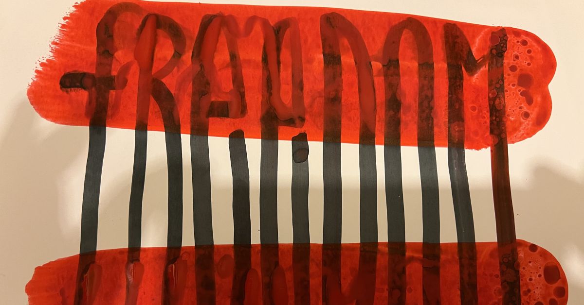 Free Assange &mdash; FREEDOM Kunstwerk