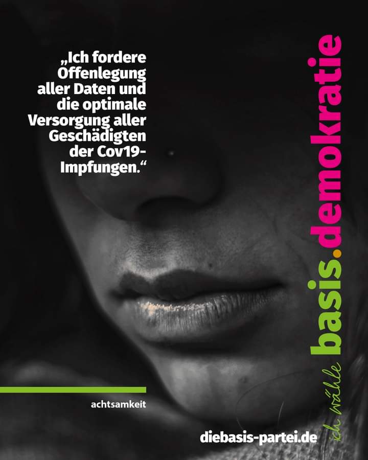 Der Kreisverband Basis Bodenseekreis ruft auf Impftote zu melden!