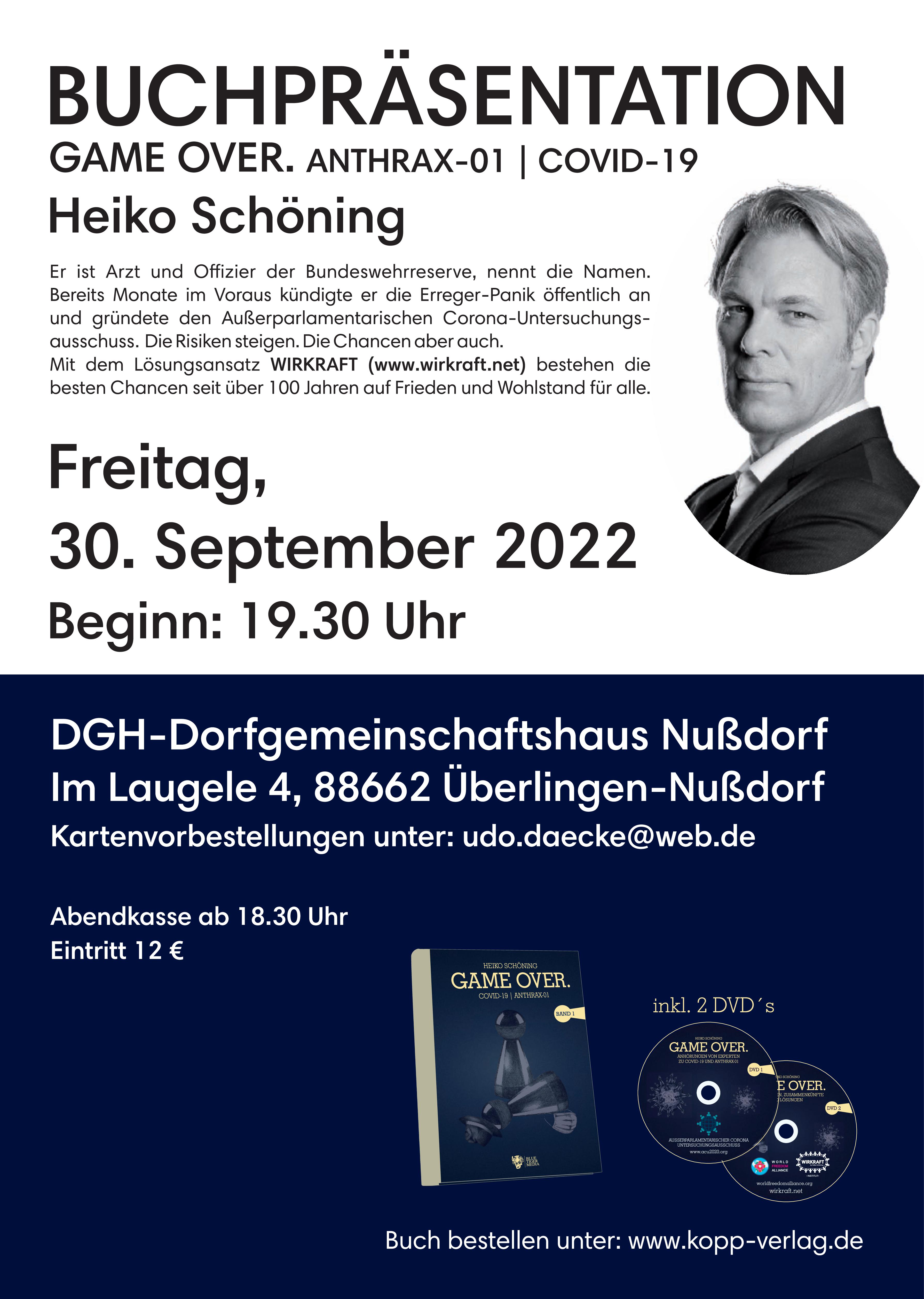 Heiko Schöning „Game Over“ in Überlingen-Nußdorf am Bodensee