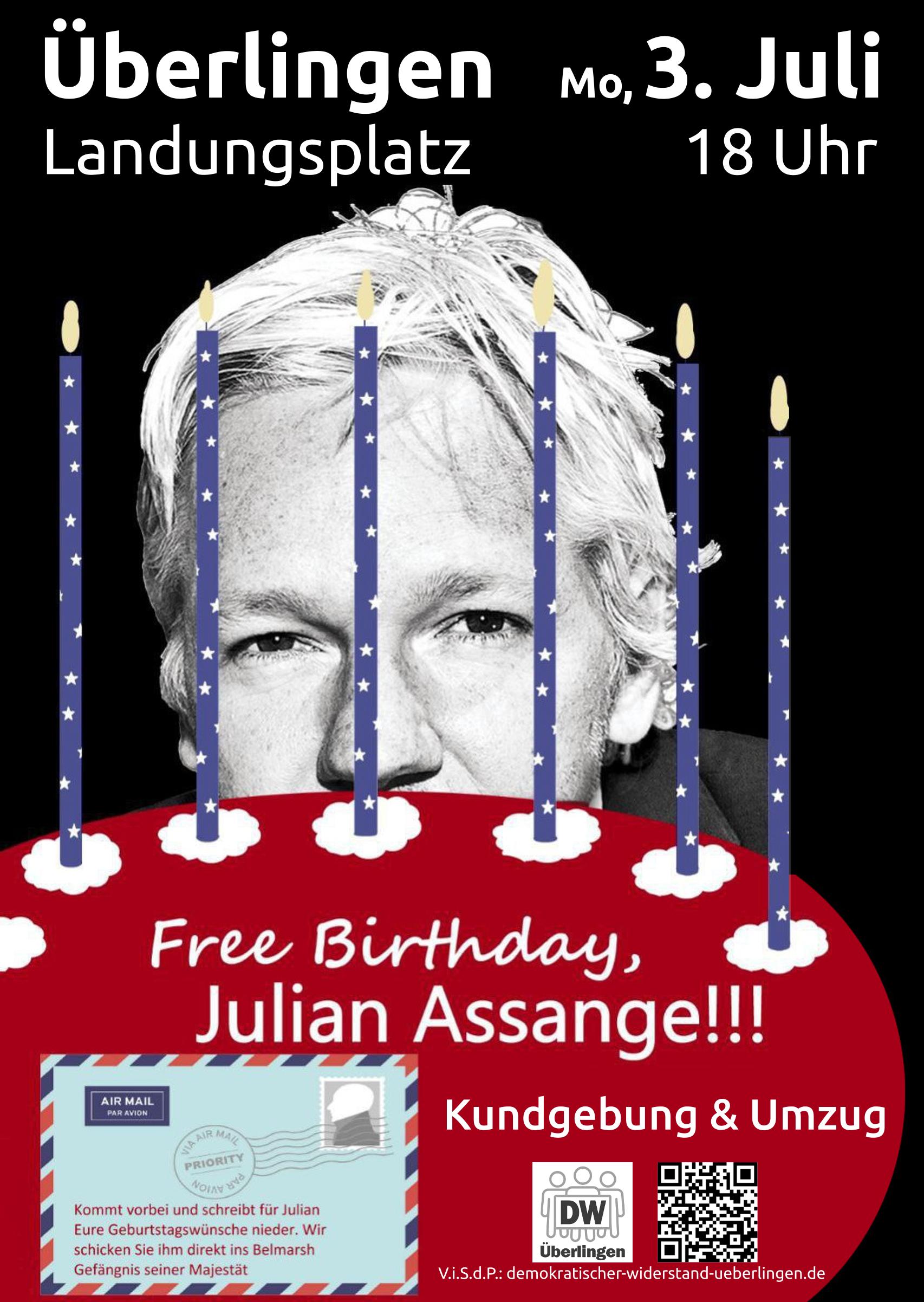 FREE JULIAN ASSANGE! NOW!