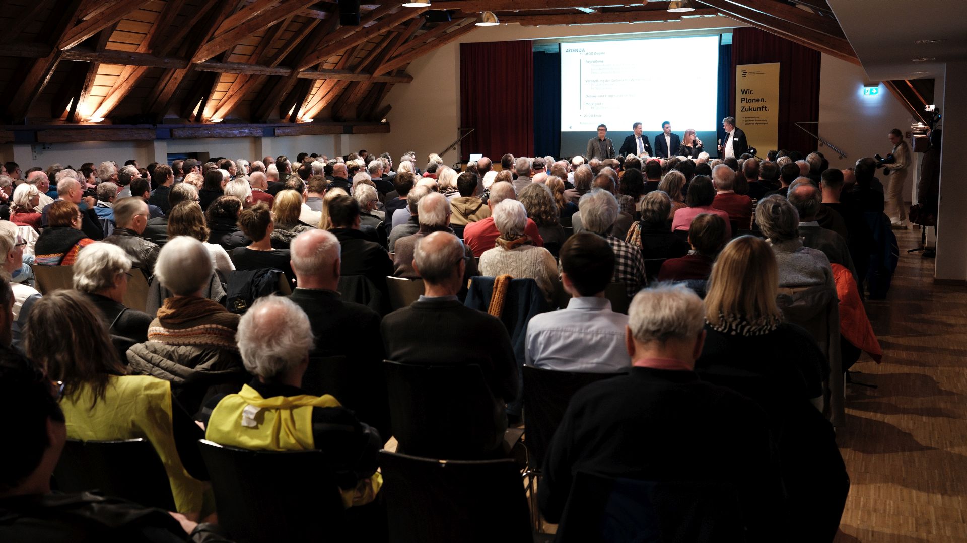 Pro Energiewende. Wende-Ende und "Scheiss-AfD“. Heiligenberg am 24. Januar.