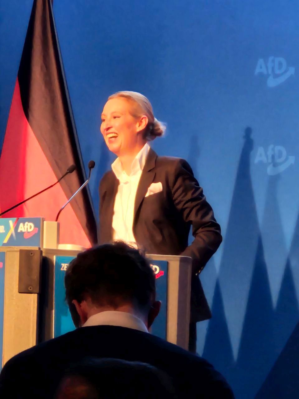 Mit uns gibt es nur Frieden! Alice Weidel, AfD.