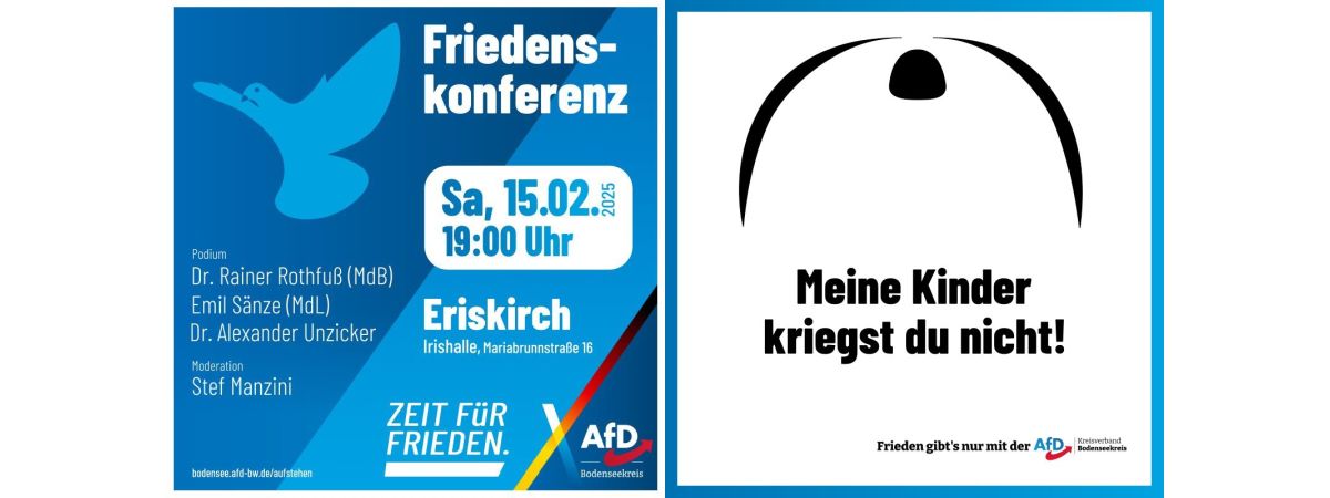 Friedenskonferenz in Eriskirch. Klarheit in verwirrenden Zeiten.