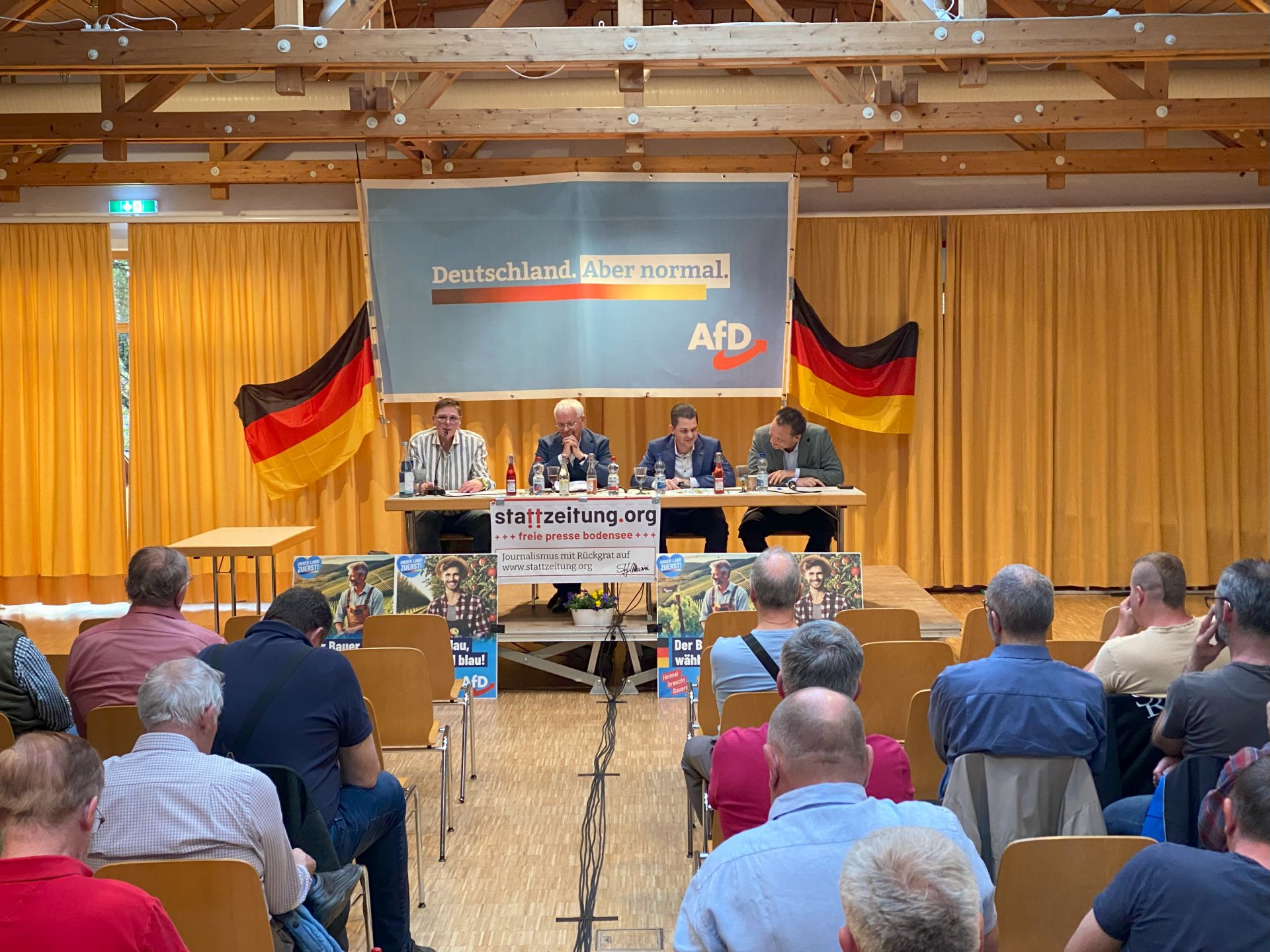 BLHV-Funktionäre diskutierten mit bei AfD-Bauernsymposium in Salem.
