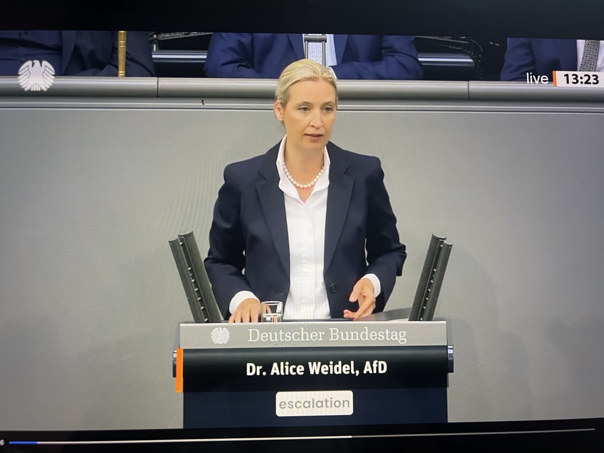 Das Existenzrecht Deutschland sollte uns mindestens so sehr am Herzen liegen, wie das Existenzrecht Israels. Alice Weidel, AfD.