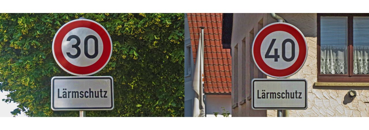 Modernes Raubrittertum: Tempolimits verringern Lärm nur um ein Rascheln im Blätterwald.