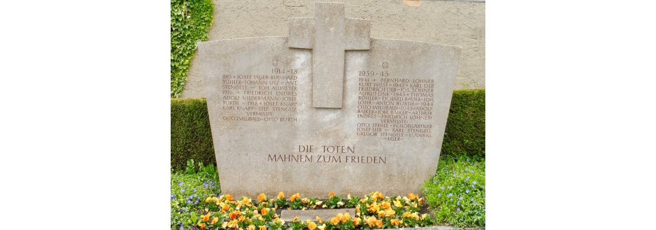 Botschaft zur Weihnachtszeit: “Die Toten mahnen zum Frieden.”