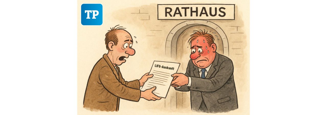 Auskunft erhalten, Verdacht bestätigt.