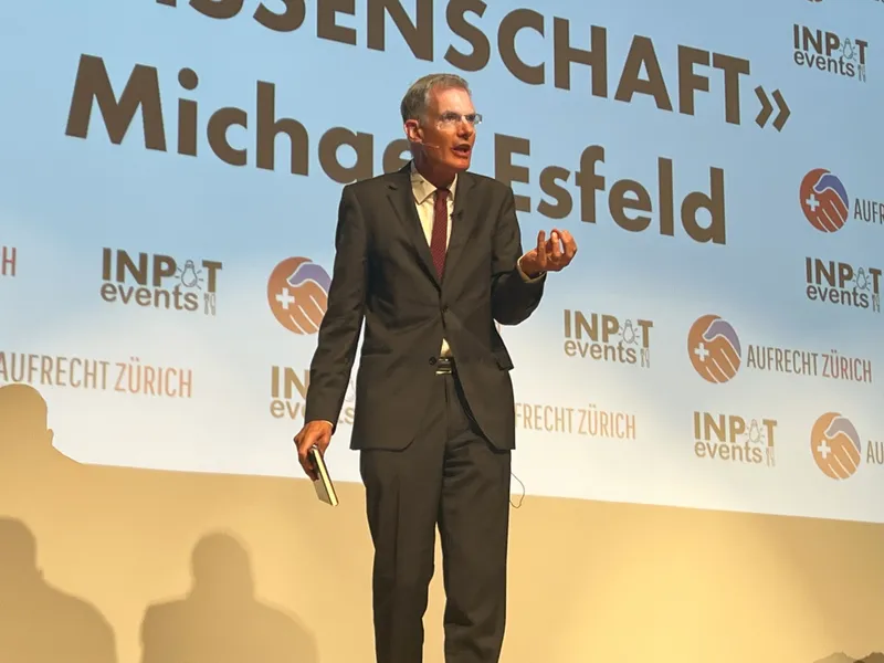Mut zur Zivilcourage! Prof. Dr. Michael Esfeld am 24. April in Überlingen.